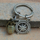 Luminous Hand Grenades Keychain Glow in Dark Pendant