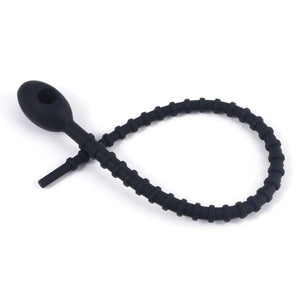 10Pcs Silicone Self-Locking Wire Cable Zip Ties Multi-functional Reusable