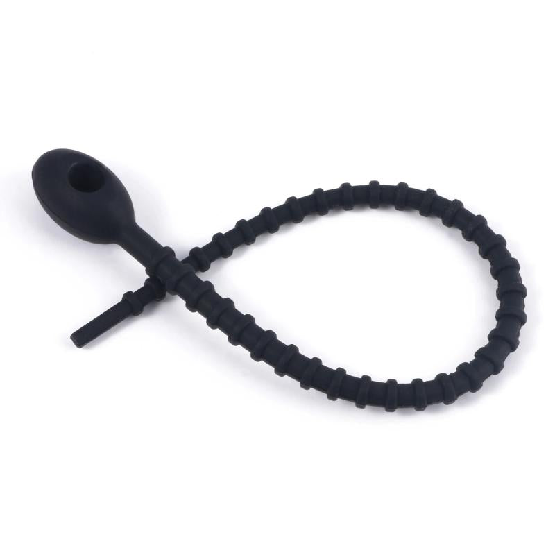 10Pcs Silicone Self-Locking Wire Cable Zip Ties Multi-functional Reusable