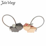 Magnetic Pig Whale Elephant Key Chain Pendant Cartoon Animal Women Man Keyring