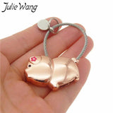 Magnetic Pig Whale Elephant Key Chain Pendant Cartoon Animal Women Man Keyring