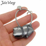Magnetic Pig Whale Elephant Key Chain Pendant Cartoon Animal Women Man Keyring
