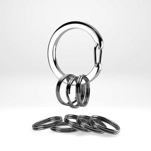 Spring Open Keyring Handbag Snap Car Key Chain Accessories DIY