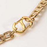304 Stainless Steel Double Head Keychain Quick Hanging Keyring