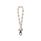Handwork Weave Twist Rope Wrist Strap Bracelets Keychain Women Autumn Christmas