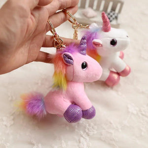 Colorful Unicorn Keychain Animal Cartoon Key Chain Jewelry Gift