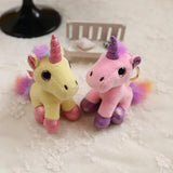 Colorful Unicorn Keychain Animal Cartoon Key Chain Jewelry Gift