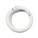 10pcs Multicolor Carabiner Split Rings Key Ring for DIY Jewelry Making