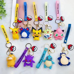 Silicone Duck Ghost KeyChain Dream Baby Elf Hot Schoolbag Phone Key Chain