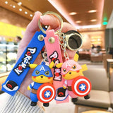Silicone Duck Ghost KeyChain Dream Baby Elf Hot Schoolbag Phone Key Chain
