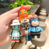 Silicone Duck Ghost KeyChain Dream Baby Elf Hot Schoolbag Phone Key Chain
