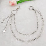 Punk Alloy Pants Trouser Chain Key Chain Ring Wallet Keychain