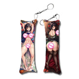 Idol Master Mini Dakimakura Pendant Keychain Anime Cute Body Pillow Bag Charm