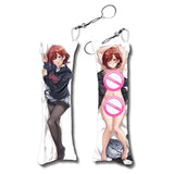 Idol Master Mini Dakimakura Pendant Keychain Anime Cute Body Pillow Bag Charm