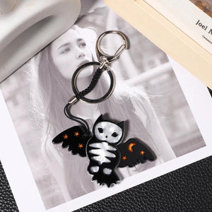 Acrylic Owl Key Chain Jewelry for Women