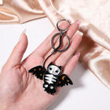Acrylic Owl Key Chain Jewelry for Women