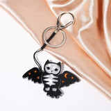 Acrylic Owl Key Chain Jewelry for Women