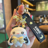 Star Moon Rabbit Keychain Couple Bag Key Chain Car Accessories Gift