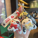 Star Moon Rabbit Keychain Couple Bag Key Chain Car Accessories Gift