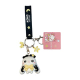 Star Moon Rabbit Keychain Couple Bag Key Chain Car Accessories Gift