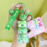 Cat's Paw Aromatherapy Keychain - Cute Cat Doll Car Pendant Bag Keyring
