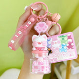 Cat's Paw Aromatherapy Keychain - Cute Cat Doll Car Pendant Bag Keyring