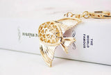 Colorful Fish Keychain Car Keychain Metal Rhinestone Pendant Bag Ornament