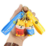 Cute Corgi Shiba Inu Keychains for Women
