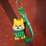 Cute Corgi Shiba Inu Keychains for Women