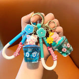 Strawberry Bear Sunflower Piggy Liquid Pearl Quicksand Keyring