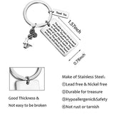 Cheer Coach Keychain Thank You Gift for Cheer Coaches Cheer Mom