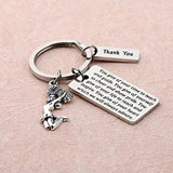 Cheer Coach Keychain Thank You Gift for Cheer Coaches Cheer Mom