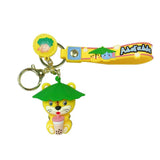 Cute Animal Doll Keychain for Car Men Women Couple Bag Pendant Gift
