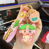 Cute Animal Doll Keychain for Car Men Women Couple Bag Pendant Gift