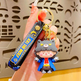 Anime Doll Keychain For Women Car Bag Resin Pendant Key Ring