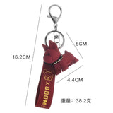 Bulldog Doll Keychain Bag Pendant Car Key Charm Gift Keyring Trinket