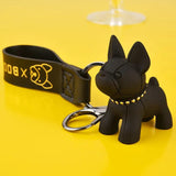 Bulldog Doll Keychain Bag Pendant Car Key Charm Gift Keyring Trinket