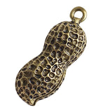 Brass Peanut Key Ring Pendant DIY Accessory