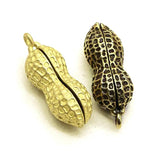 Brass Peanut Key Ring Pendant DIY Accessory