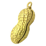 Brass Peanut Key Ring Pendant DIY Accessory