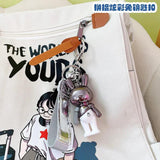 Colorful Rabbit Keychain for Keys Men Women Backpack Car Key Chain