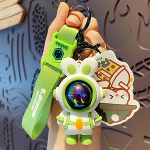 Astronaut Rabbit Doll Keychain Backpack Pendant Birthday Gift