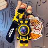 Astronaut Rabbit Doll Keychain Backpack Pendant Birthday Gift