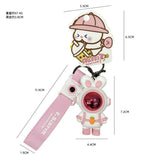 Astronaut Rabbit Doll Keychain Backpack Pendant Birthday Gift