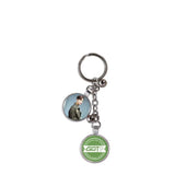 Kpop key chain Double Picture Metal Keychain Star Same Peripheral