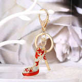 Hot Creative High Heels Key Chains Shoe Keychains Car Keyrings Key Ring