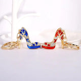 Hot Creative High Heels Key Chains Shoe Keychains Car Keyrings Key Ring