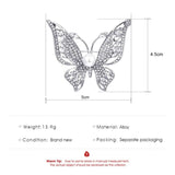 Wedding Animal Pearl Rhinestone Brooch Butterfly Sparkling Insect Clothing Acces