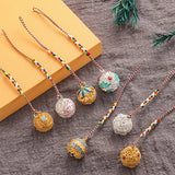 Cloisonne Caller Locket KeyChain Music Ball Aromatherapy Diffuser