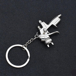 Keychain Car Paint Painter Spray Keyring Spayer Refueling Gun Model Key Chain
